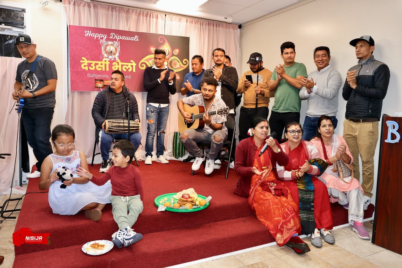 Community Deusi Bhailo celebration at BANA office
