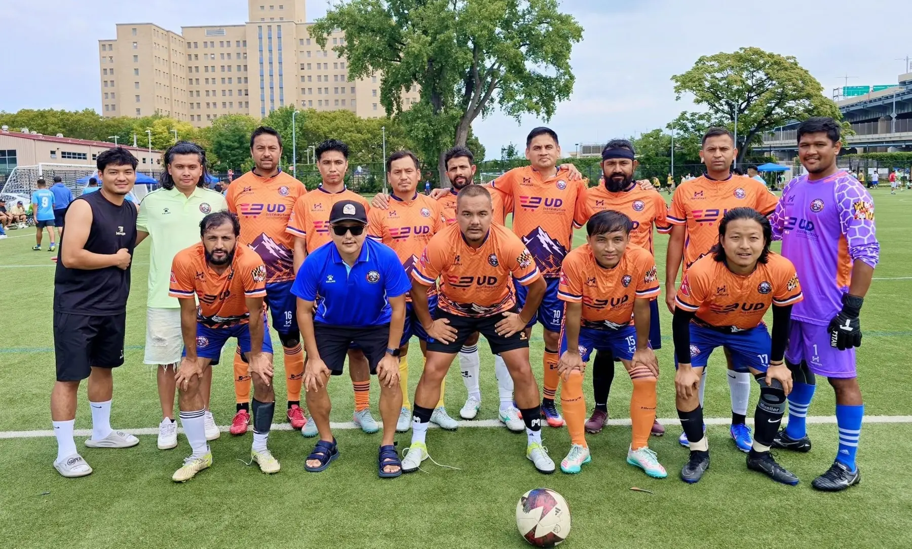 Himalaya Baltimore 35+ team at Randall's Island, New York