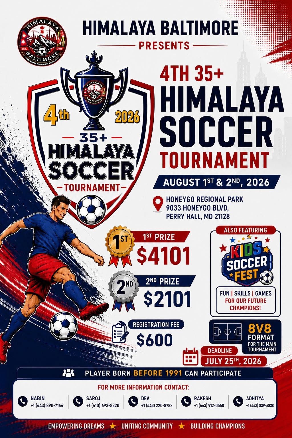 4th 35 Plus Himalaya Soccer Tournament